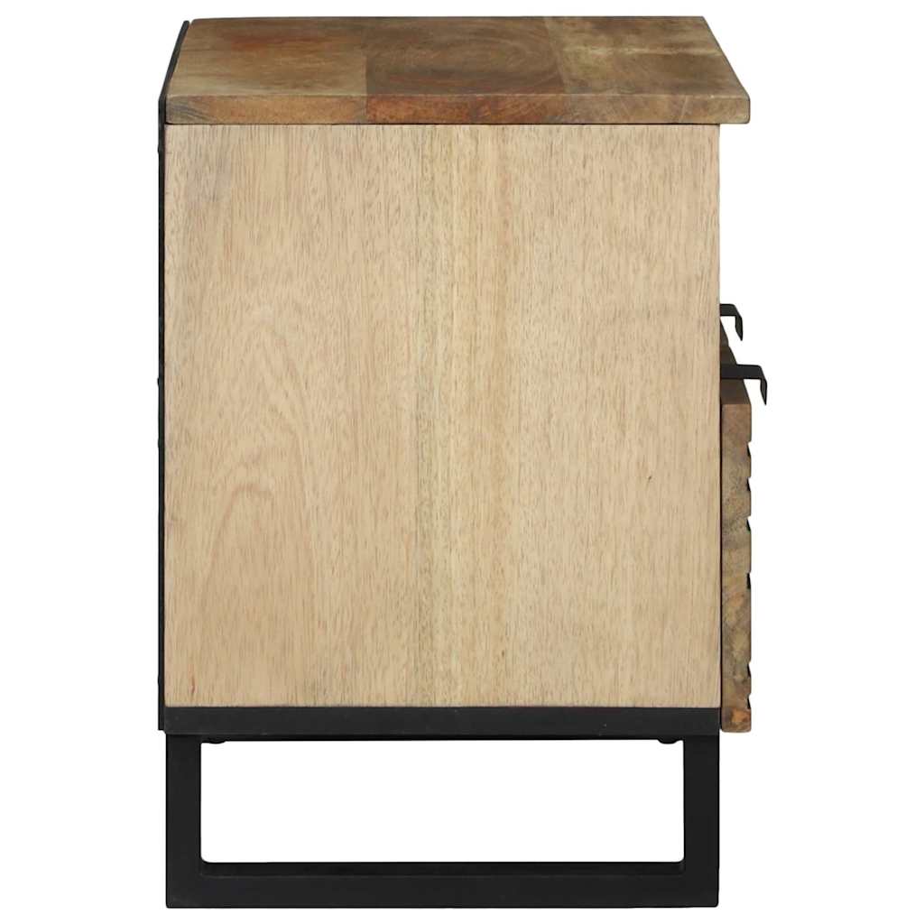 TV Stand 70x33.5x46 cm Solid Mango Wood