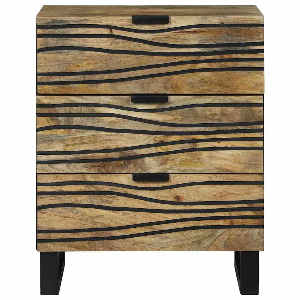 Naktinis kabinetas 50x33x60 cm Kieta mediena Mango
