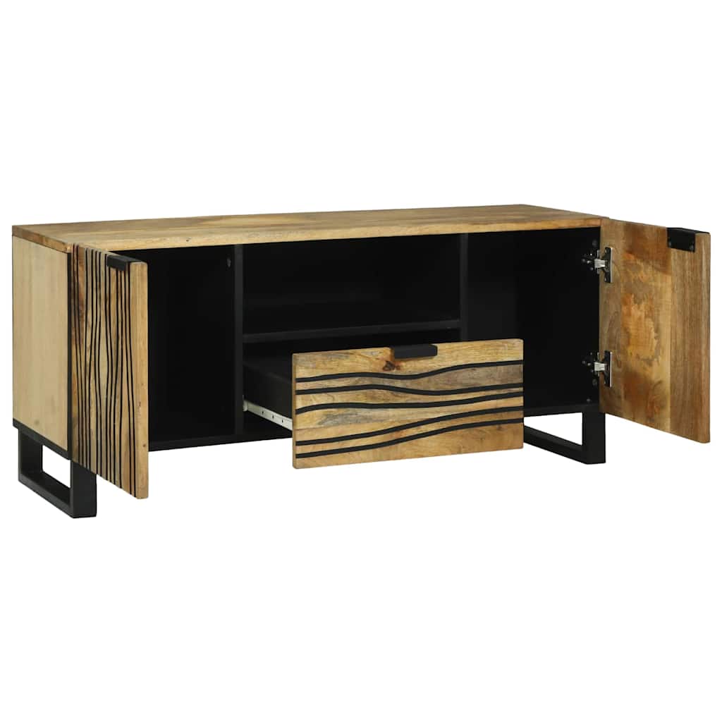 TV vienetai su stalčių Ruda 105 x 33 x 46 cm Apdirbta mediena