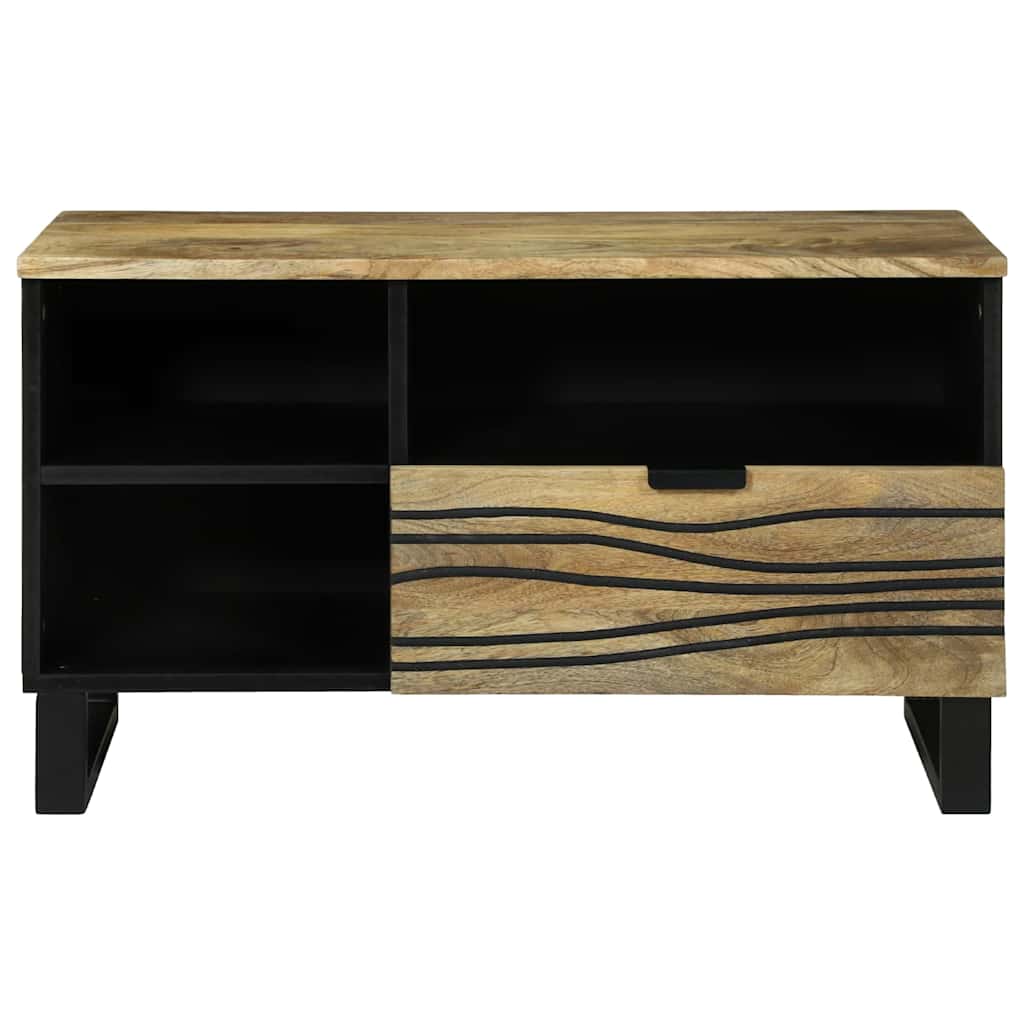 Žiniasklaidos saugojimo spintelė Ruda 80 x 33.5 x 46 cm
