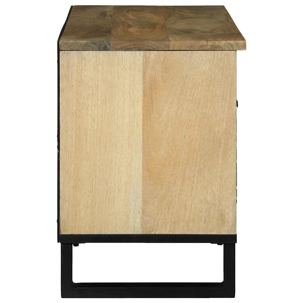 Žiniasklaidos saugojimo spintelė Ruda 80 x 33.5 x 46 cm