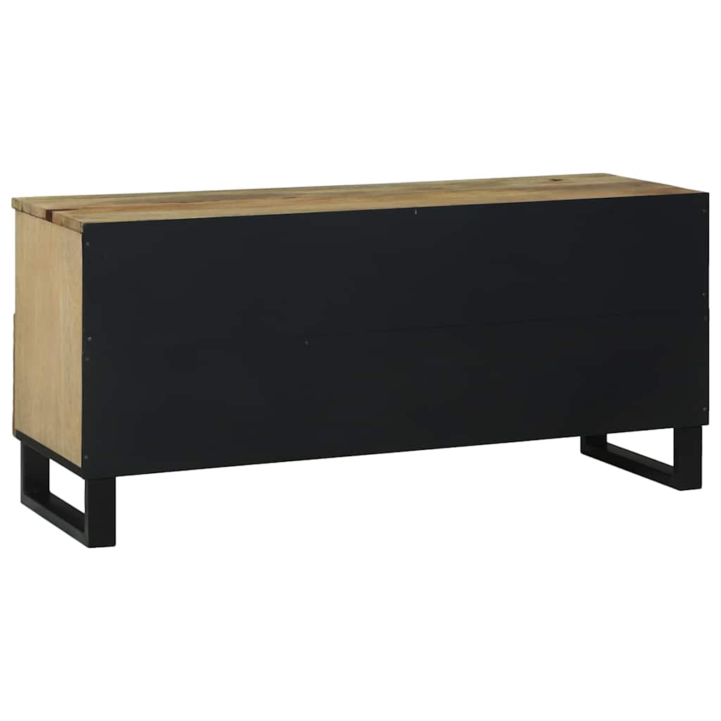 TV skapītis, 100x33,5x46 cm, izgatavots no cieta mango koka