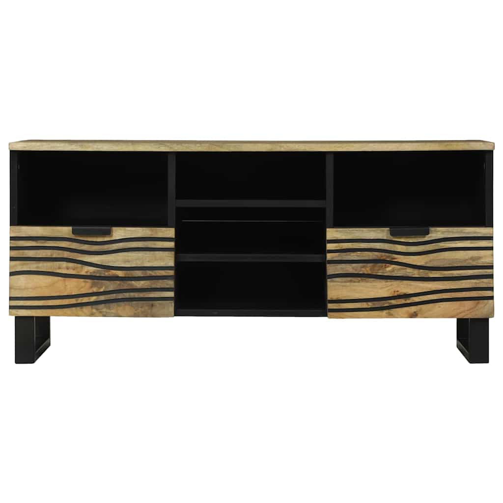 TV skapītis, 100x33,5x46 cm, izgatavots no cieta mango koka