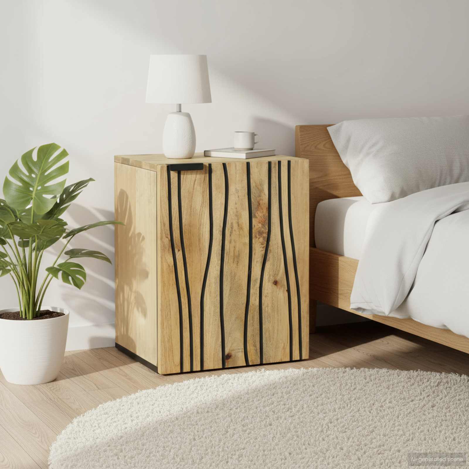 vonios spinta - 38 x 33.5 x 48 cm, pagaminta iš kietos ir inžinerinės medienos.