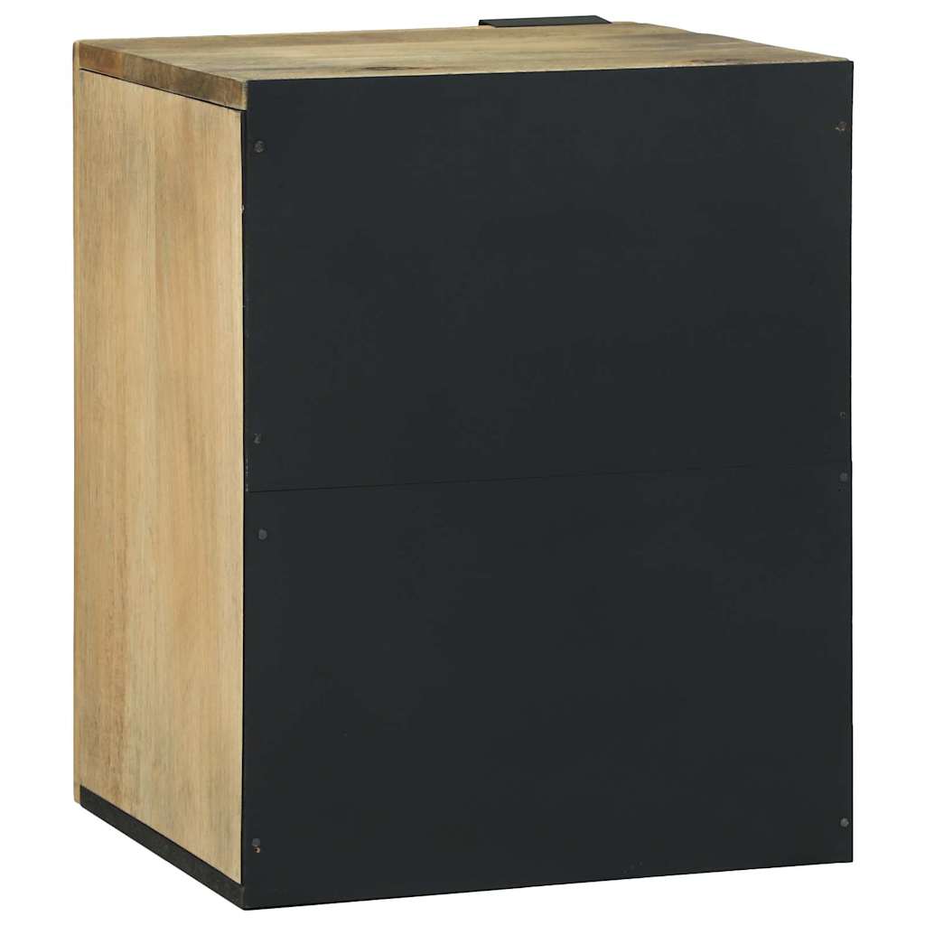 bathroom cabinet - 38 x 33.5 x 48 cm, made of solid and engineered wood.