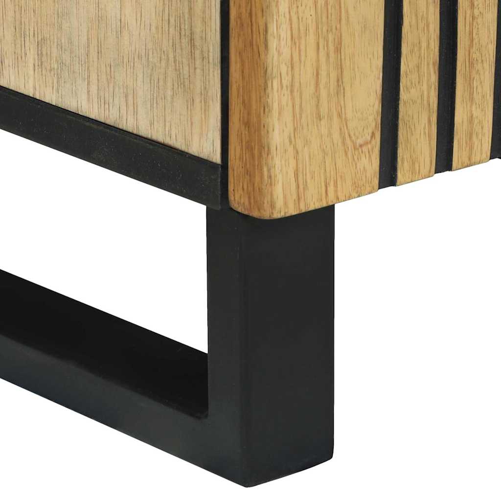 bathroom cabinet 38x33.5x58 cm, made of mango wood and engineered wood