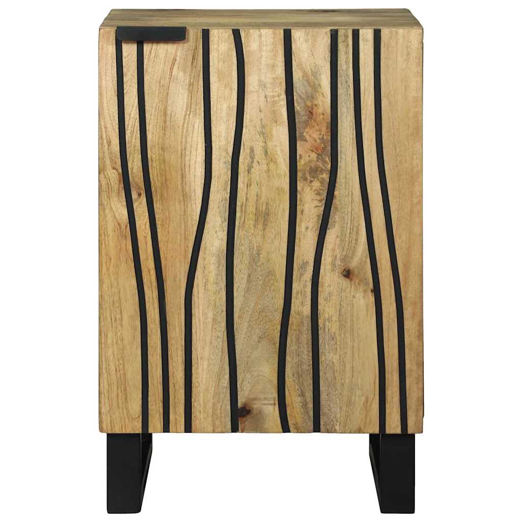 bathroom cabinet 38x33.5x58 cm, made of mango wood and engineered wood
