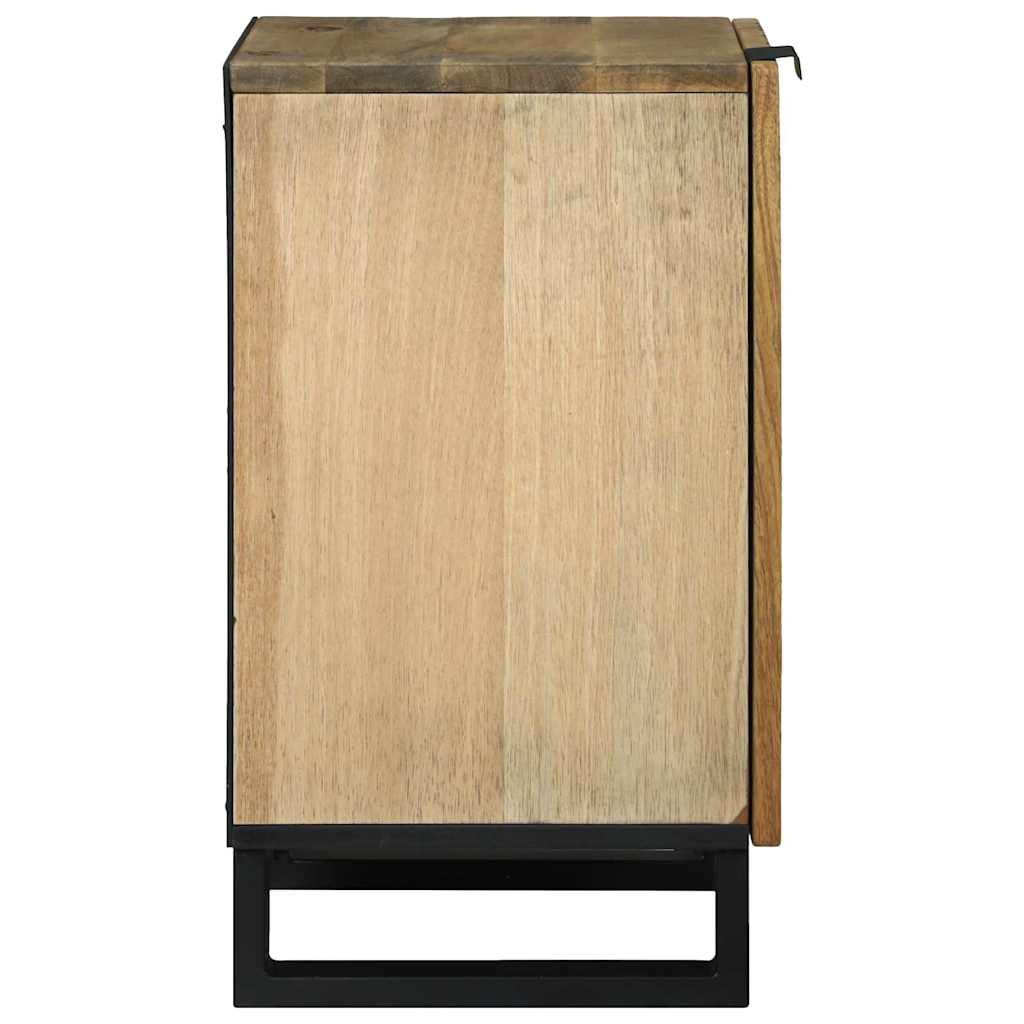 bathroom cabinet 38x33.5x58 cm, made of mango wood and engineered wood
