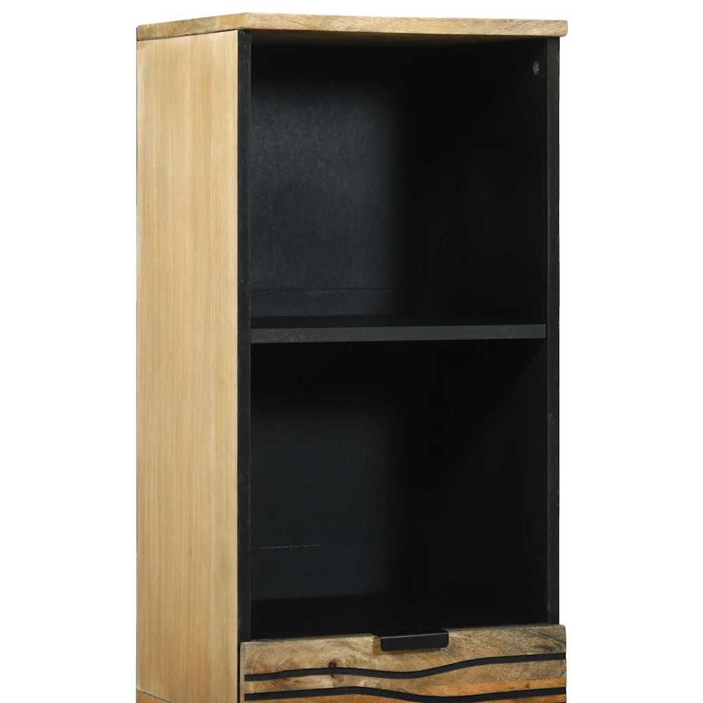 Bathroom cabinet 38x33.5x160 cm from solid mango wood