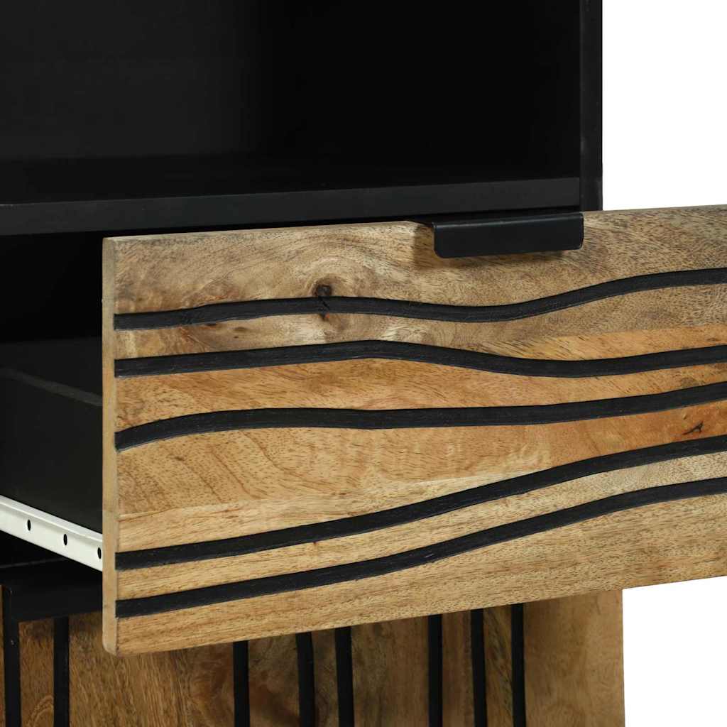 vonios spintelė 38x33.5x160 cm iš tvirto mangų medžio