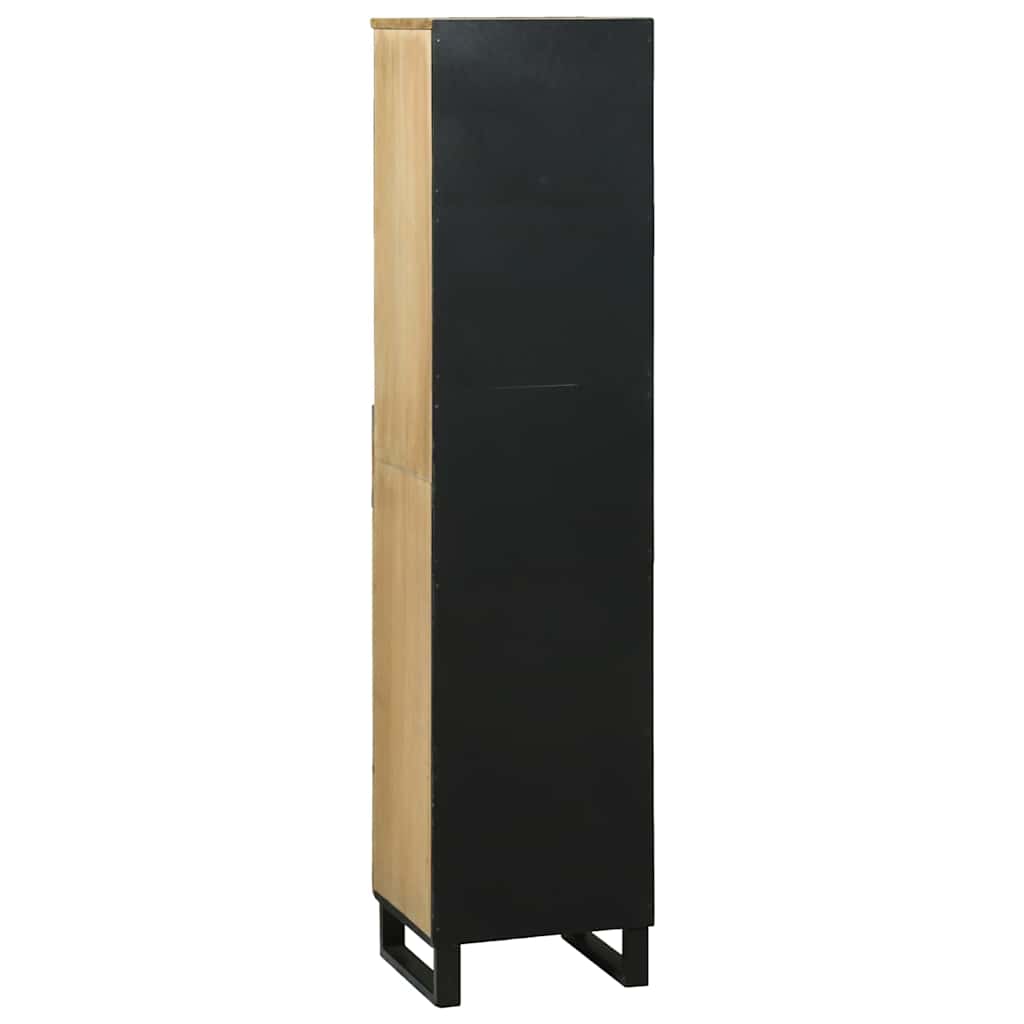 Bathroom cabinet 38x33.5x160 cm from solid mango wood