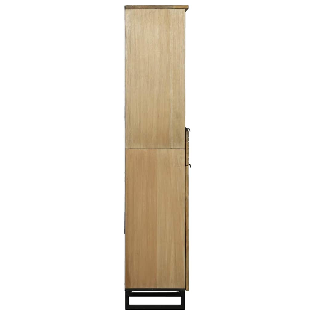Bathroom cabinet 38x33.5x160 cm from solid mango wood