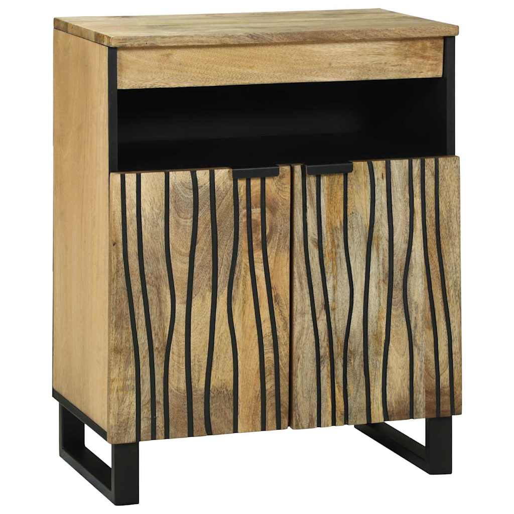Komodas su stalčių Ruda 60 x 33 x 75 cm mango medienos masyvas