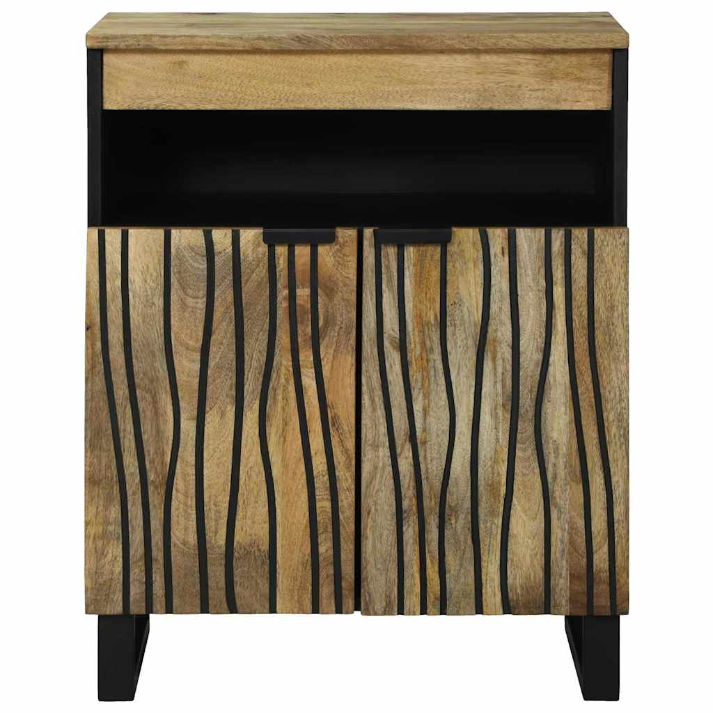 Komodas su stalčių Ruda 60 x 33 x 75 cm mango medienos masyvas