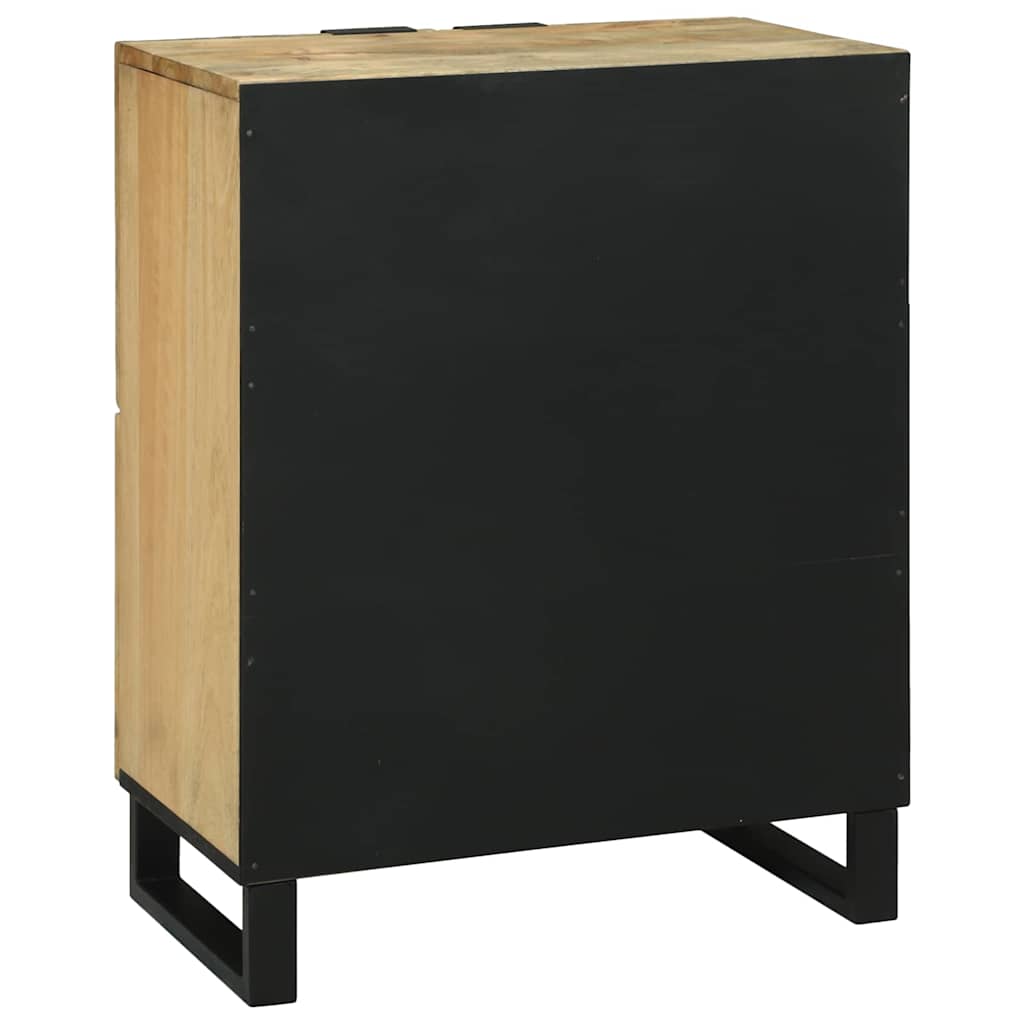 Sideboard 60 x 33.5 x 75 cm - solid mango wood and engineered wood