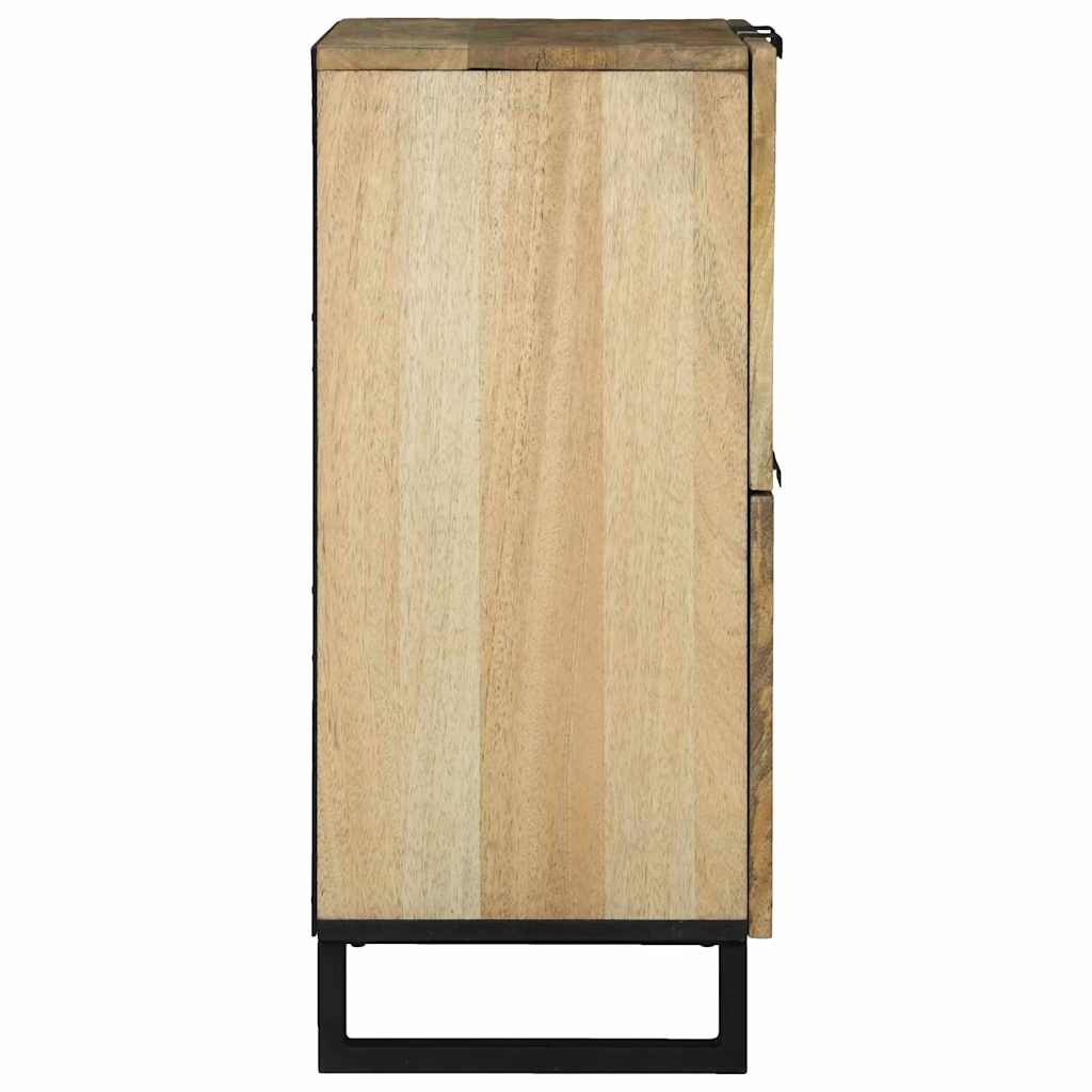 Sideboard 60 x 33.5 x 75 cm - solid mango wood and engineered wood