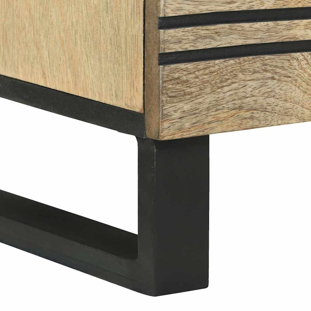 Šoninė spinta – 80x33.5x75 cm, pagaminta iš tvirto mango medžio