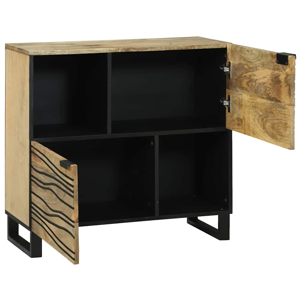 Šoninė spinta – 80x33.5x75 cm, pagaminta iš tvirto mango medžio