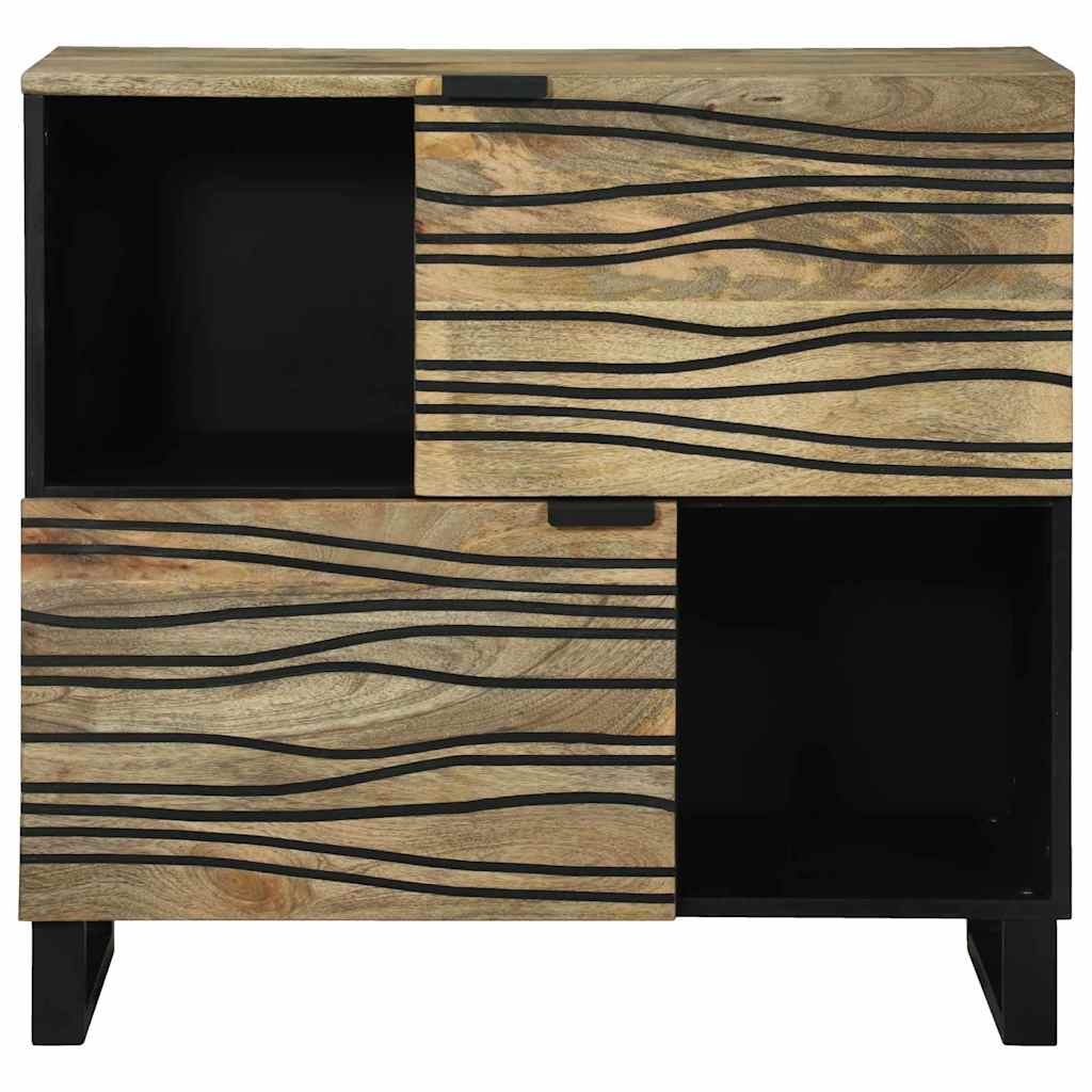 Šoninė spinta – 80x33.5x75 cm, pagaminta iš tvirto mango medžio
