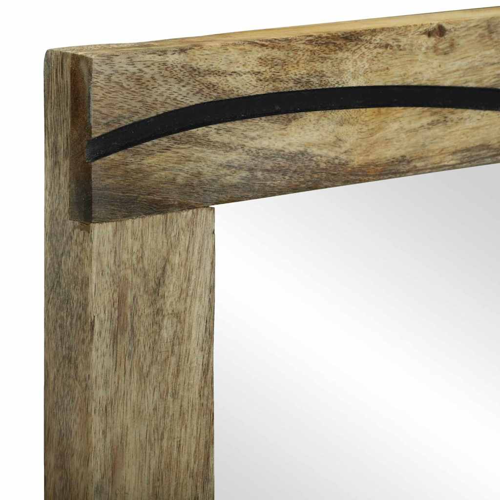 vonios veidrodis 50 x 70 x 30 cm, pagamintas iš mangų medienos.