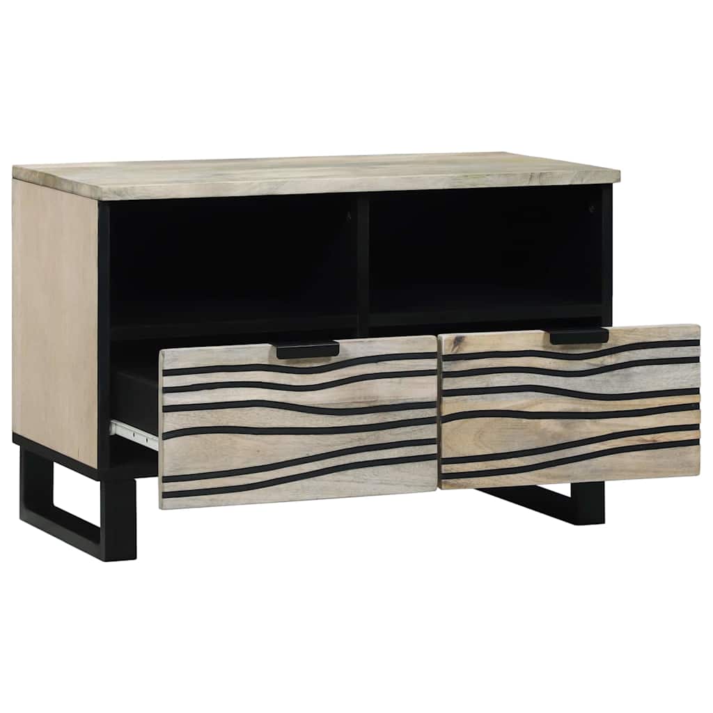 TV vienetai su stalčių Balta 70 x 33 x 46 cm Apdirbta mediena