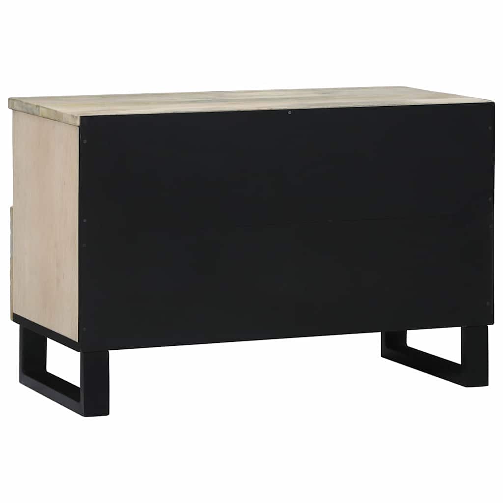 TV vienetai su stalčių Balta 70 x 33 x 46 cm Apdirbta mediena