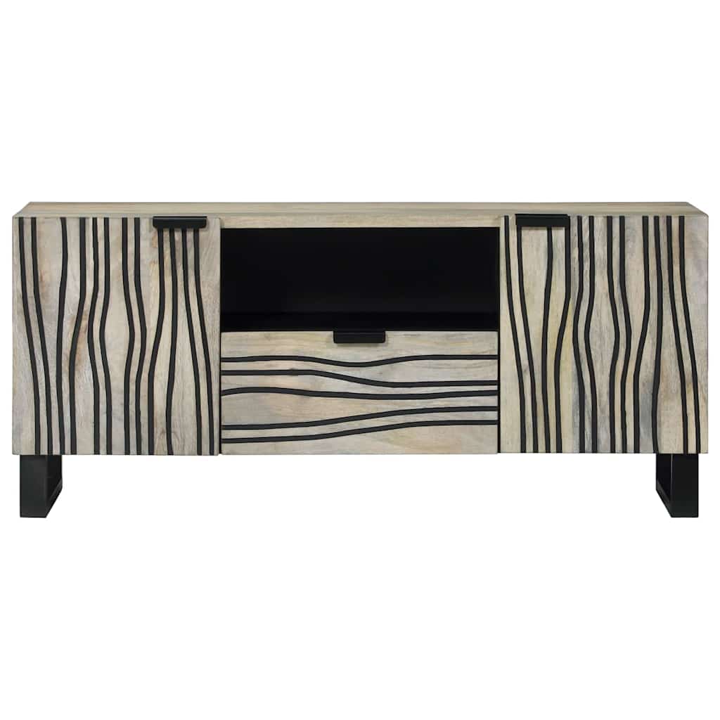 TV vienetai su stalčių Balta 105 x 33 x 46 cm Apdirbta mediena