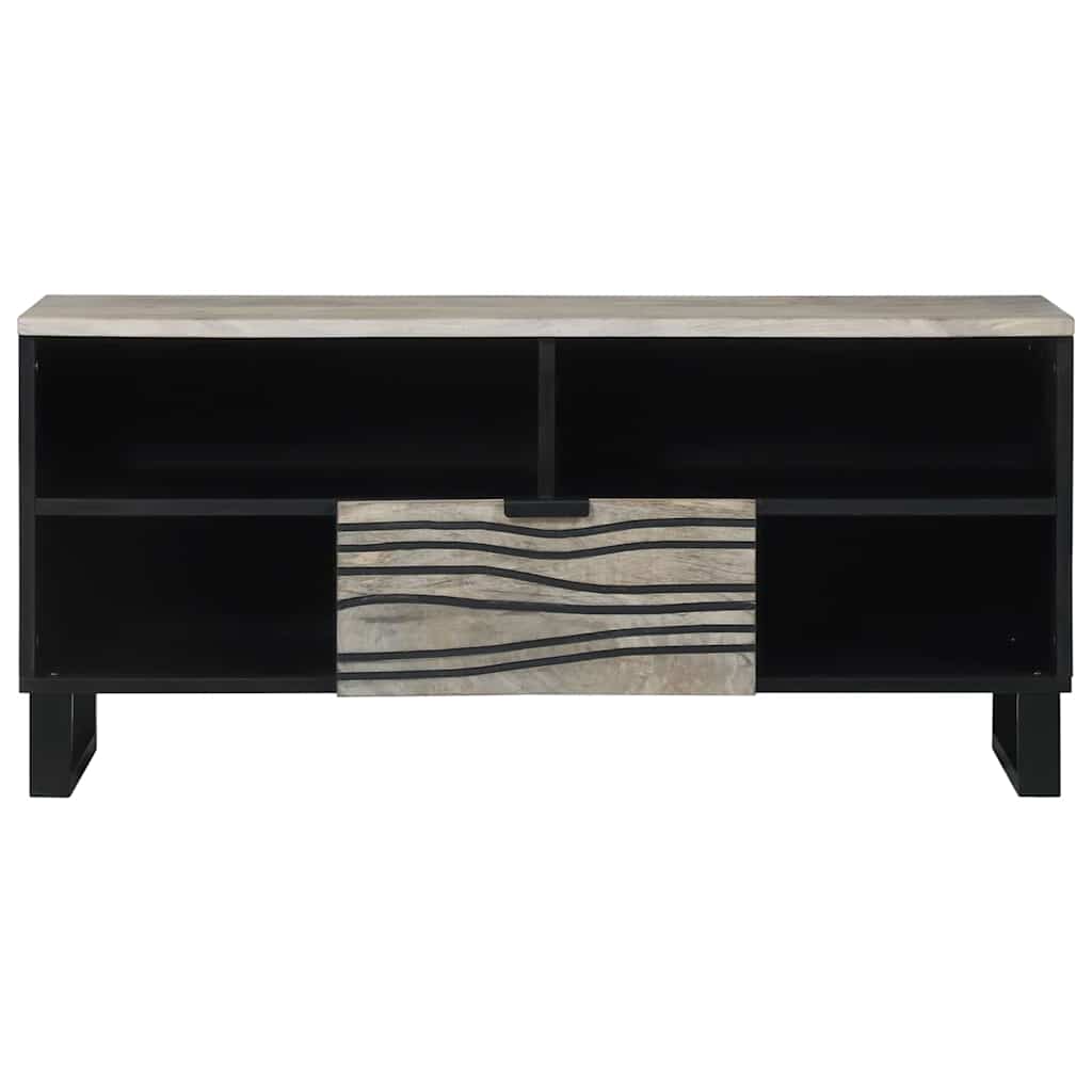 TV vienetai su stalčių Balta 105 x 33 x 46 cm Apdirbta mediena