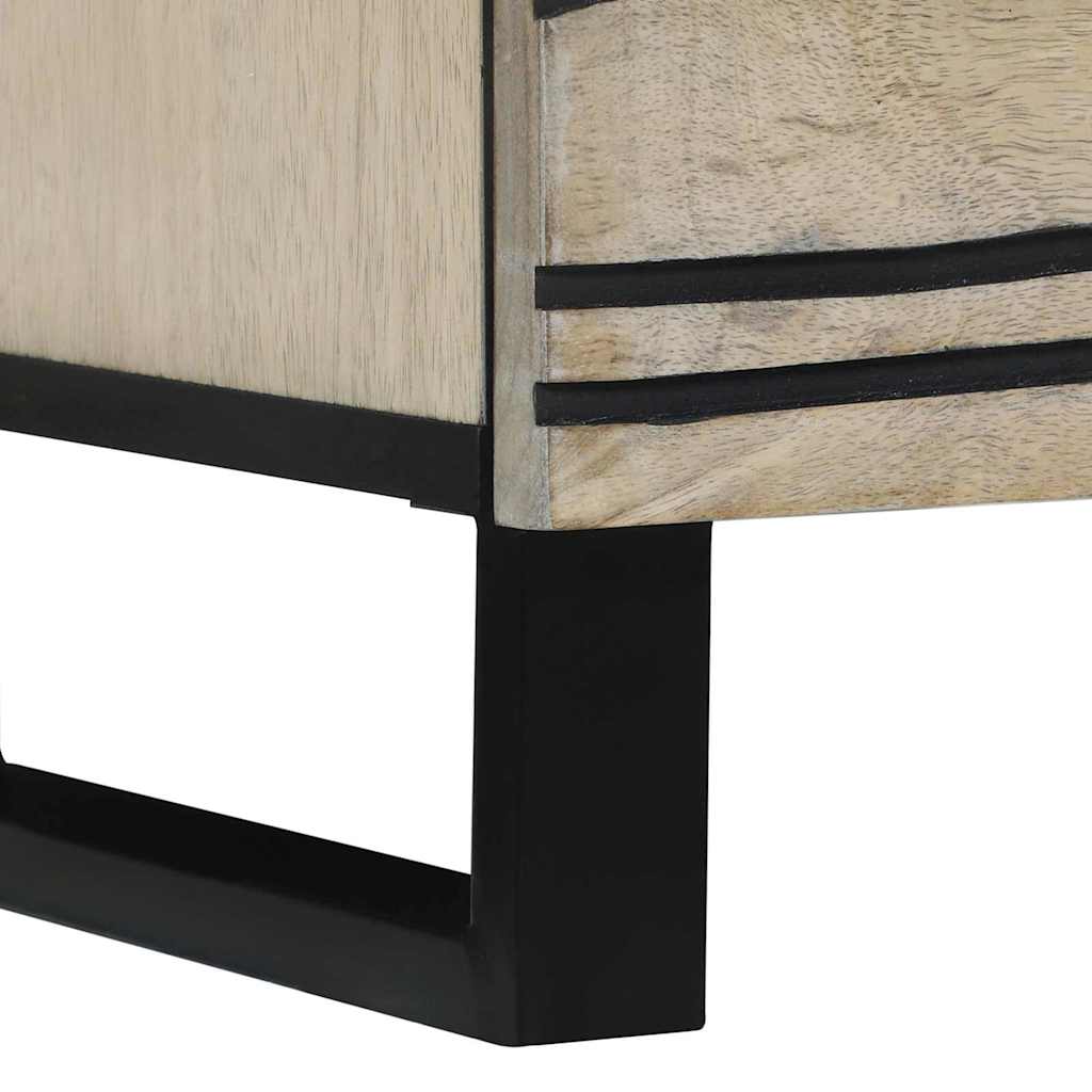 Media storage cabinets and racks White and black