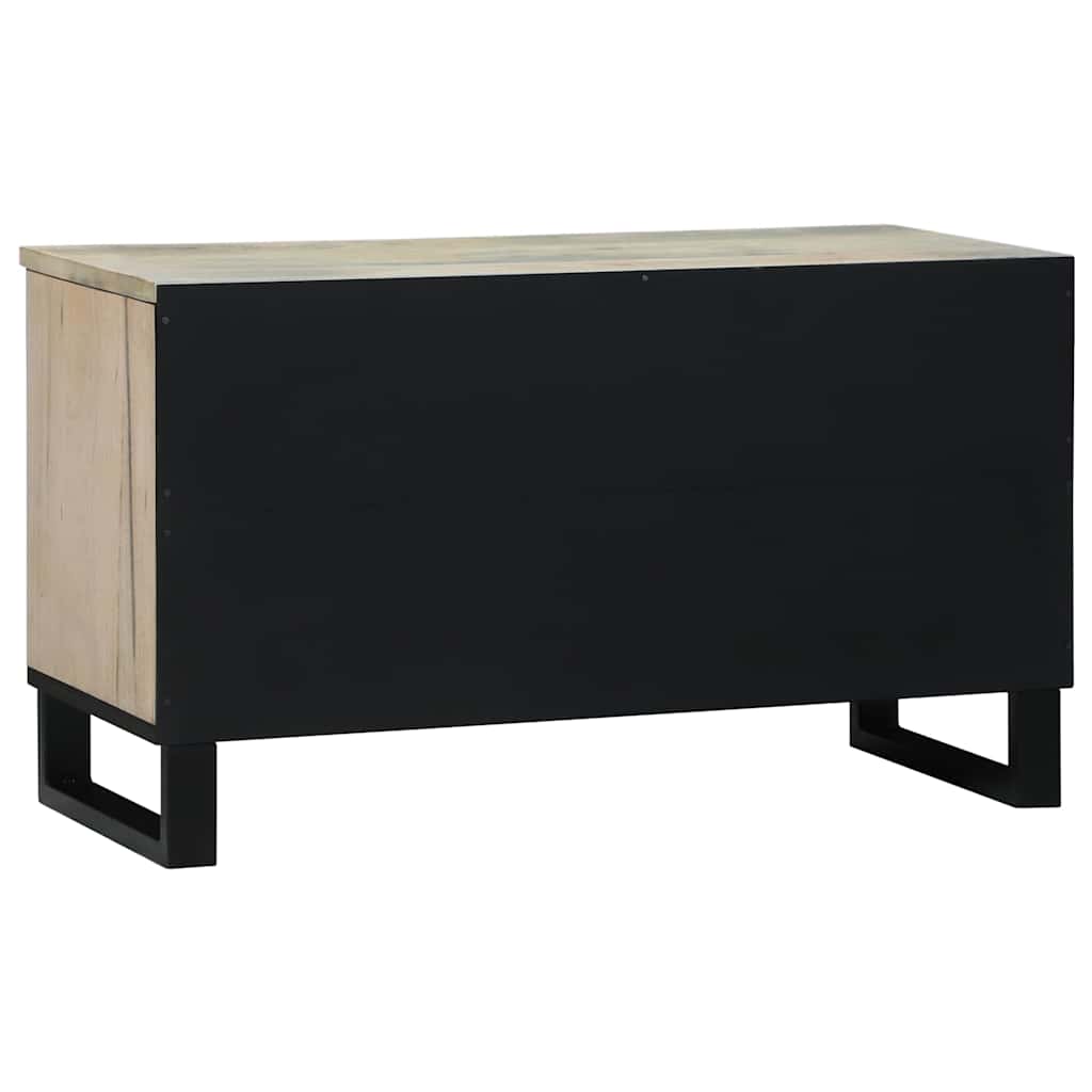Media storage cabinets and racks White and black