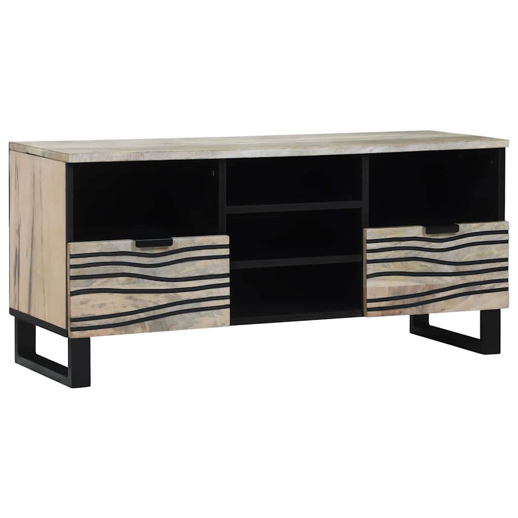Media Storage Cabinets and Shelving White and Black