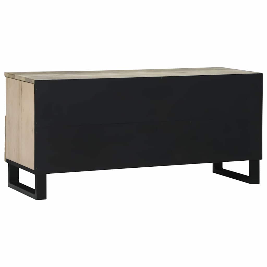 Media Storage Cabinets and Shelving White and Black