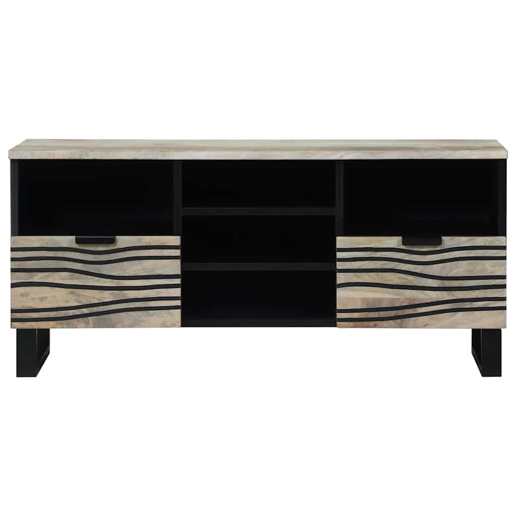 Media Storage Cabinets and Shelving White and Black