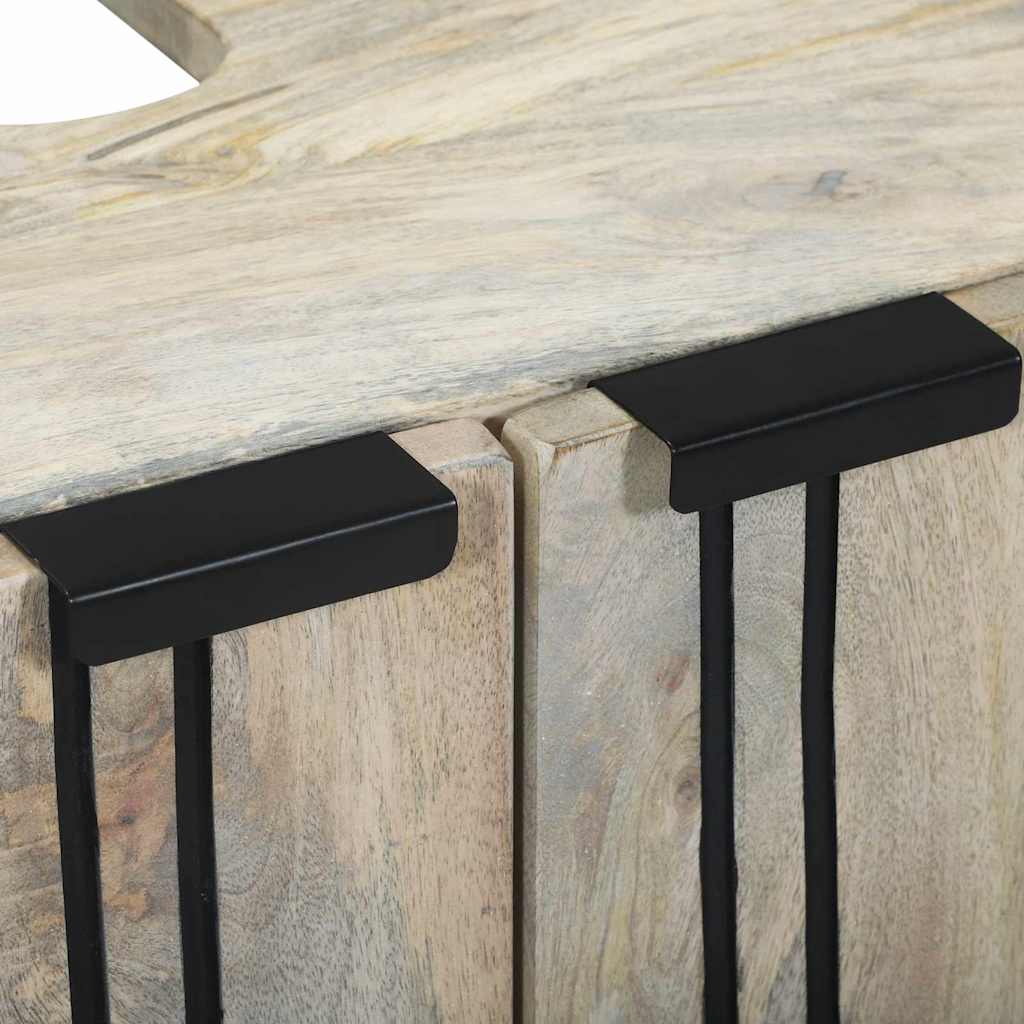 Praustuvo spintelė su lentyna su saugykla su durimis mno 62 x 33 x 58 cm