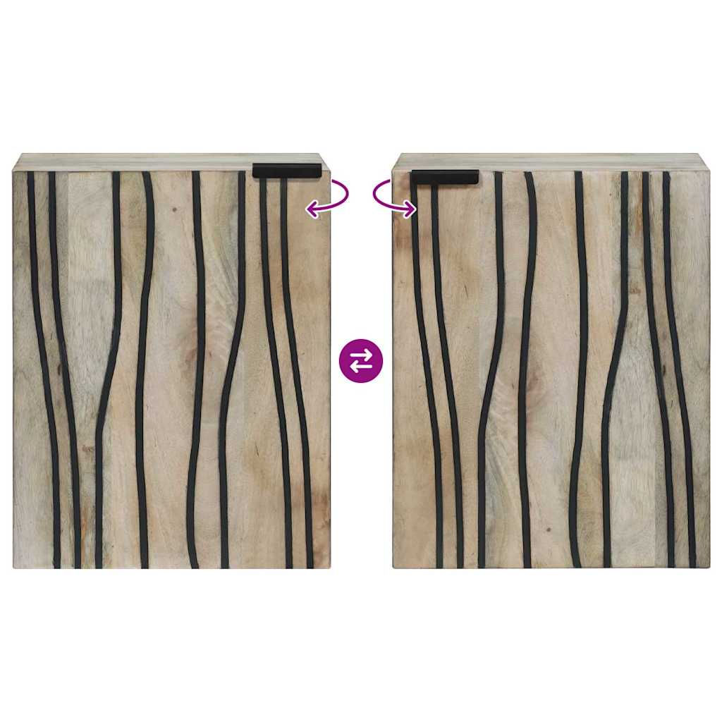 Praustuvo spintelė su lentyna su saugykla su durimis Ruda 38 x 33.5 x 48 cm