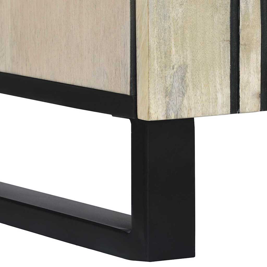 Vonios spintelė su stalčių su lentyna su saugykla su durimis Balta ir juoda 38 x 33.5 x 160 cm