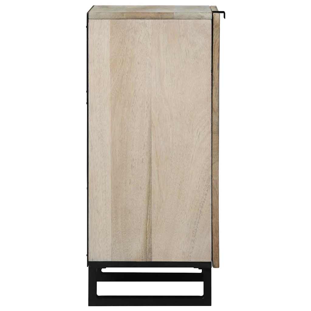 Media storage cabinets and racks White and black