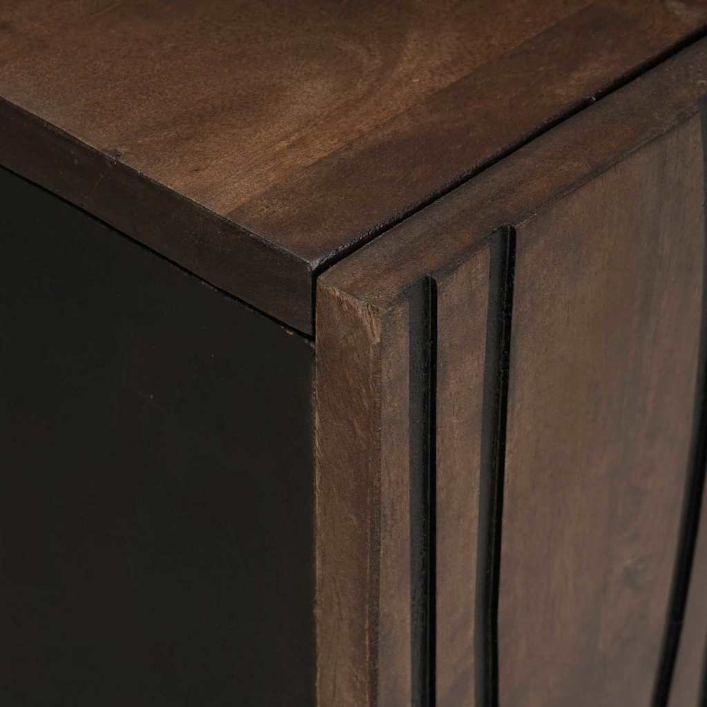 Komoda 60 x 33.5 x 75 cm, pagaminta iš kietos mango medienos.
