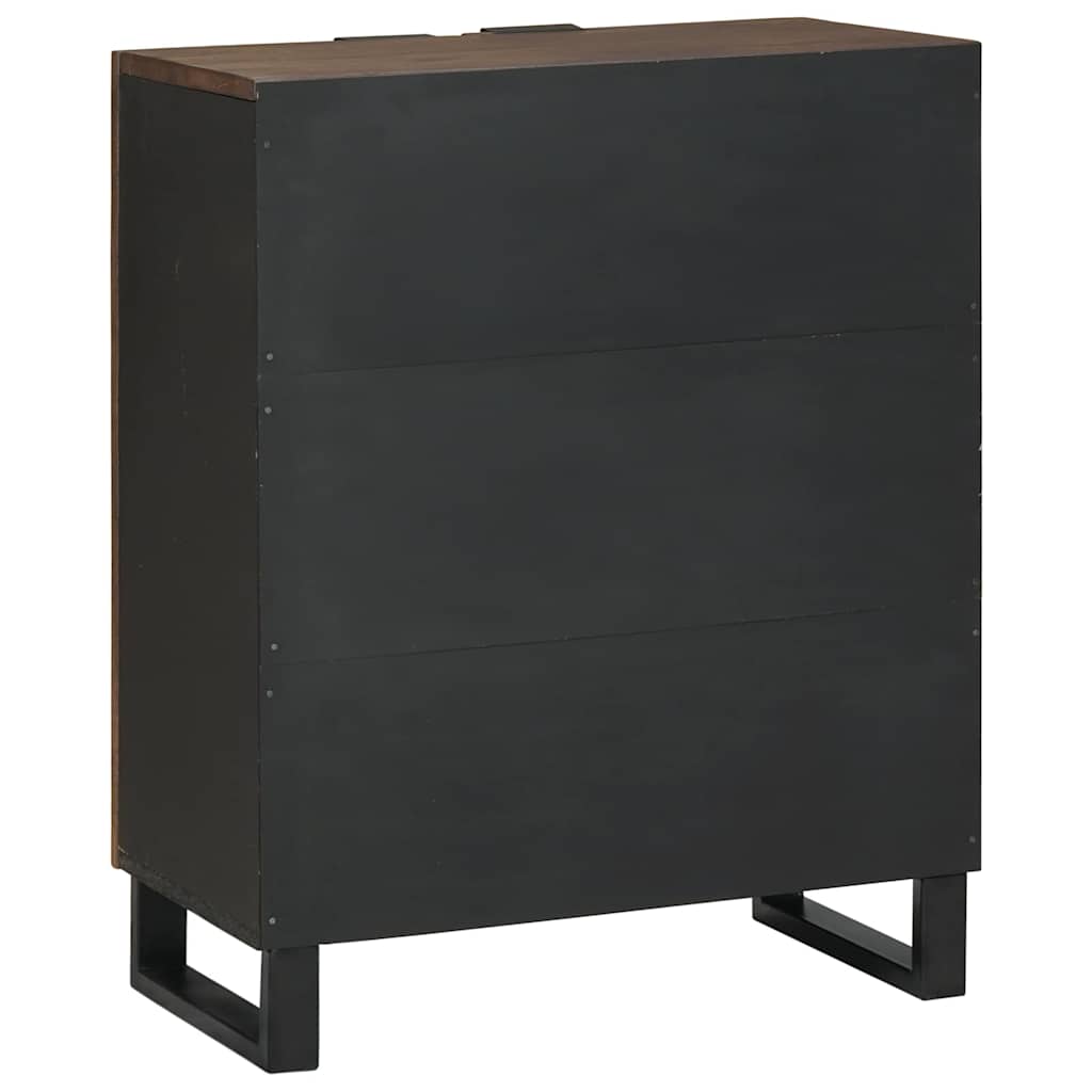 Komoda 60 x 33.5 x 75 cm, pagaminta iš kietos mango medienos.
