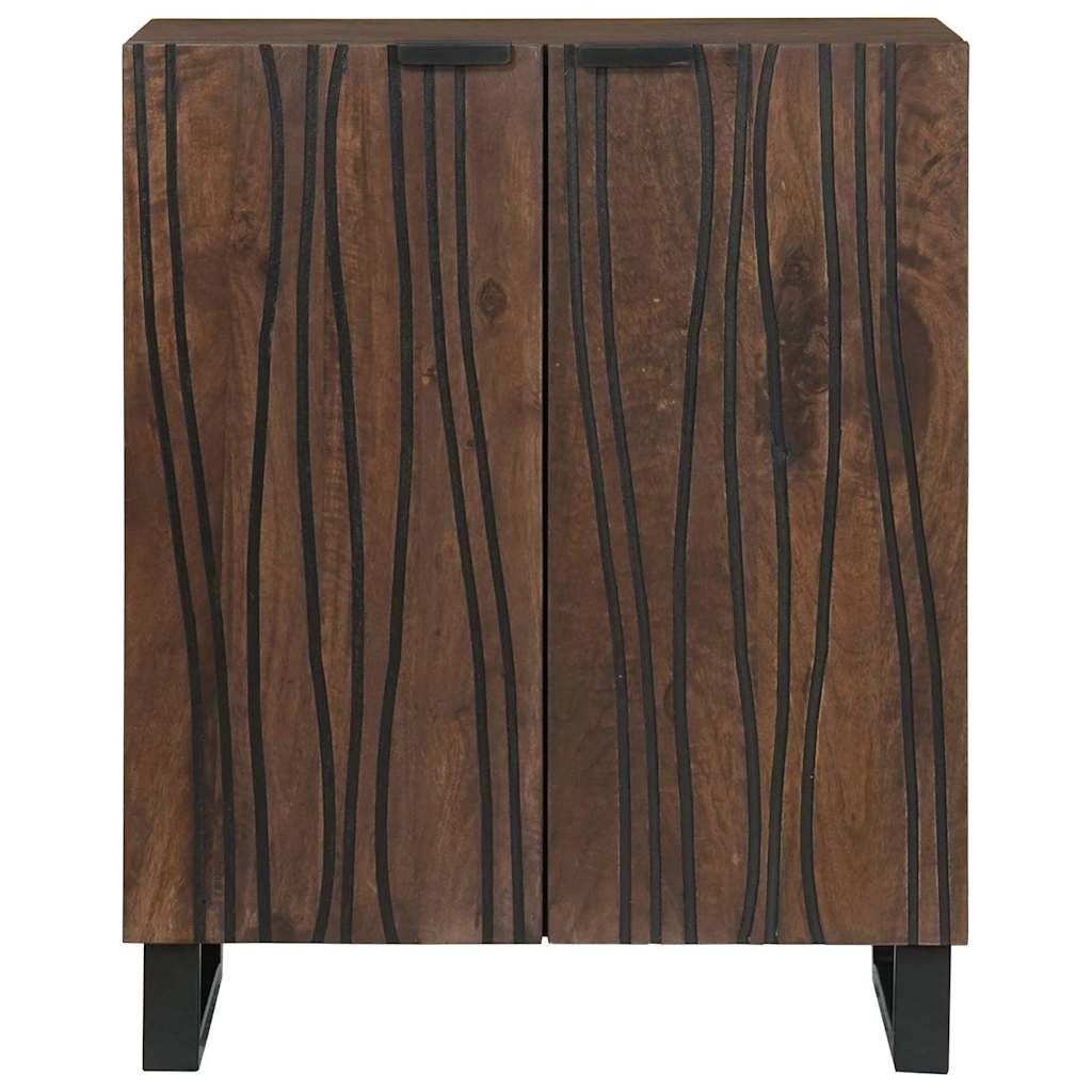 Komoda 60 x 33.5 x 75 cm, pagaminta iš kietos mango medienos.