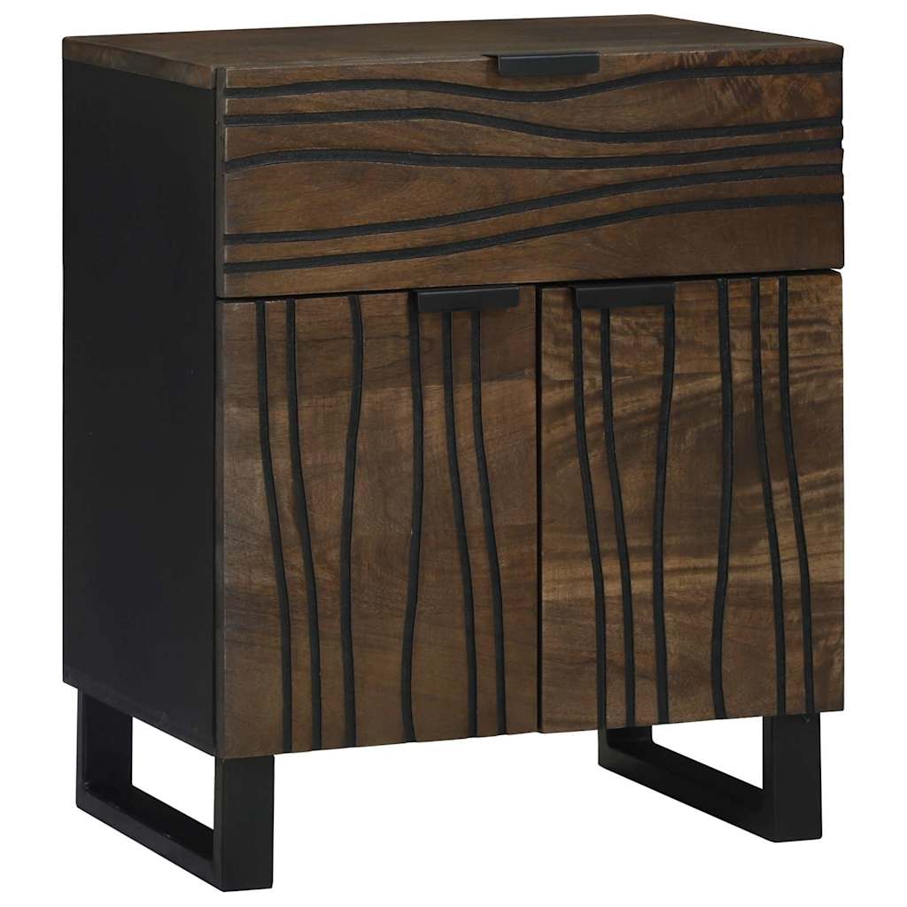Nightstand 50x33x60 cm Solid Mango Wood