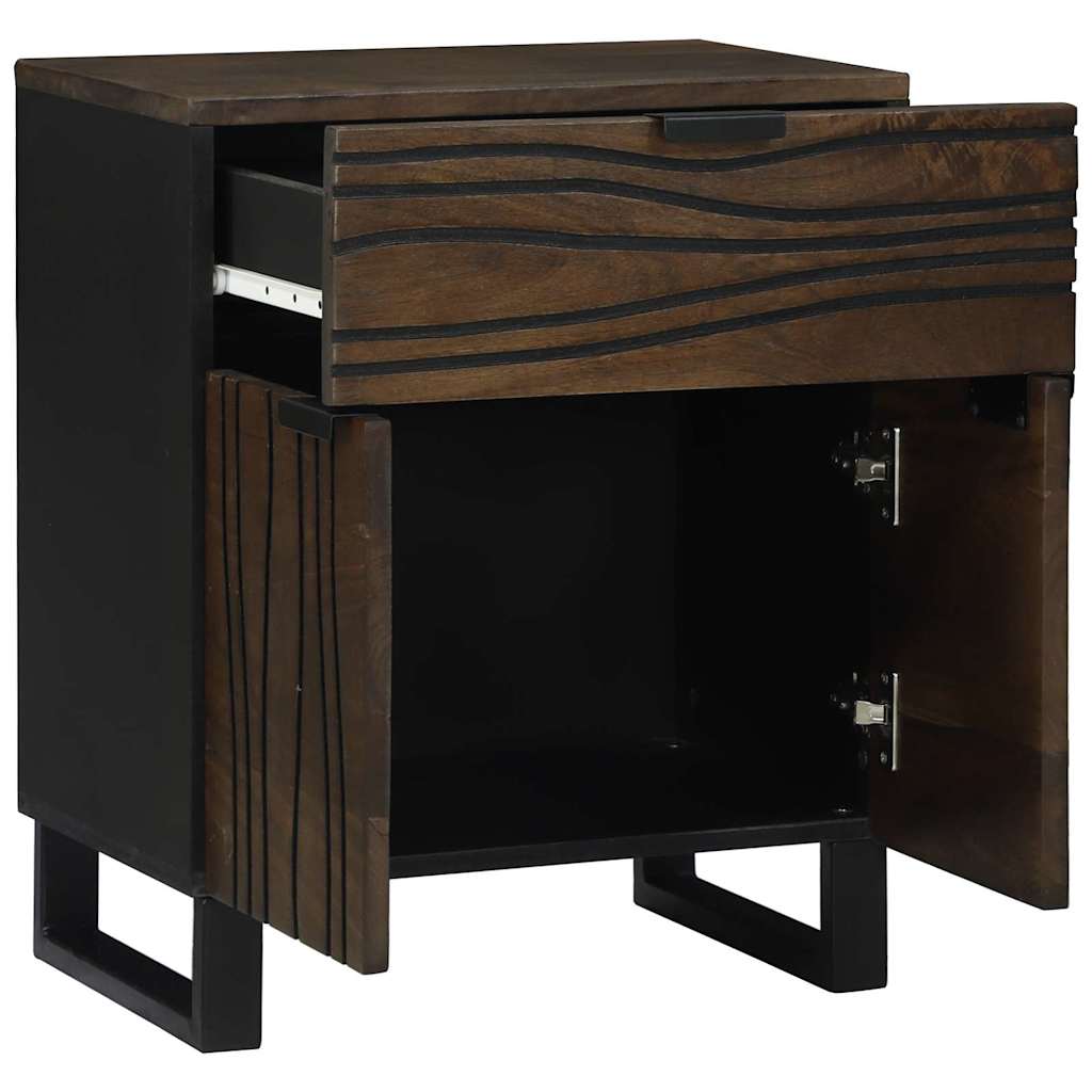 Nightstand 50x33x60 cm Solid Mango Wood