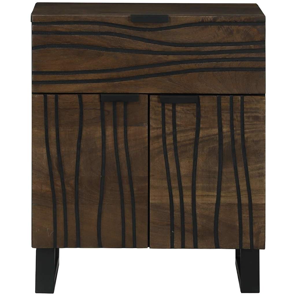 Nightstand 50x33x60 cm Solid Mango Wood