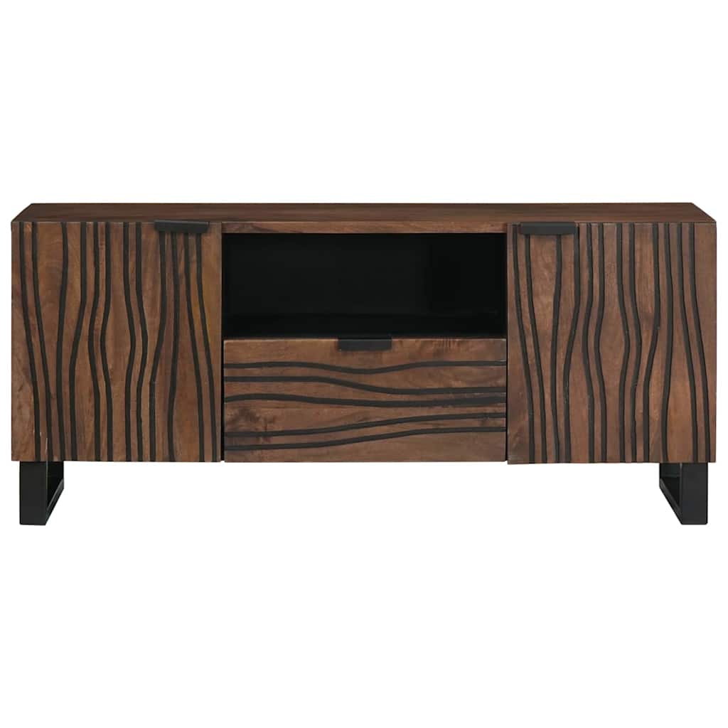 TV vienetai su stalčių graikinis riešutmedis 105 x 33 x 46 cm