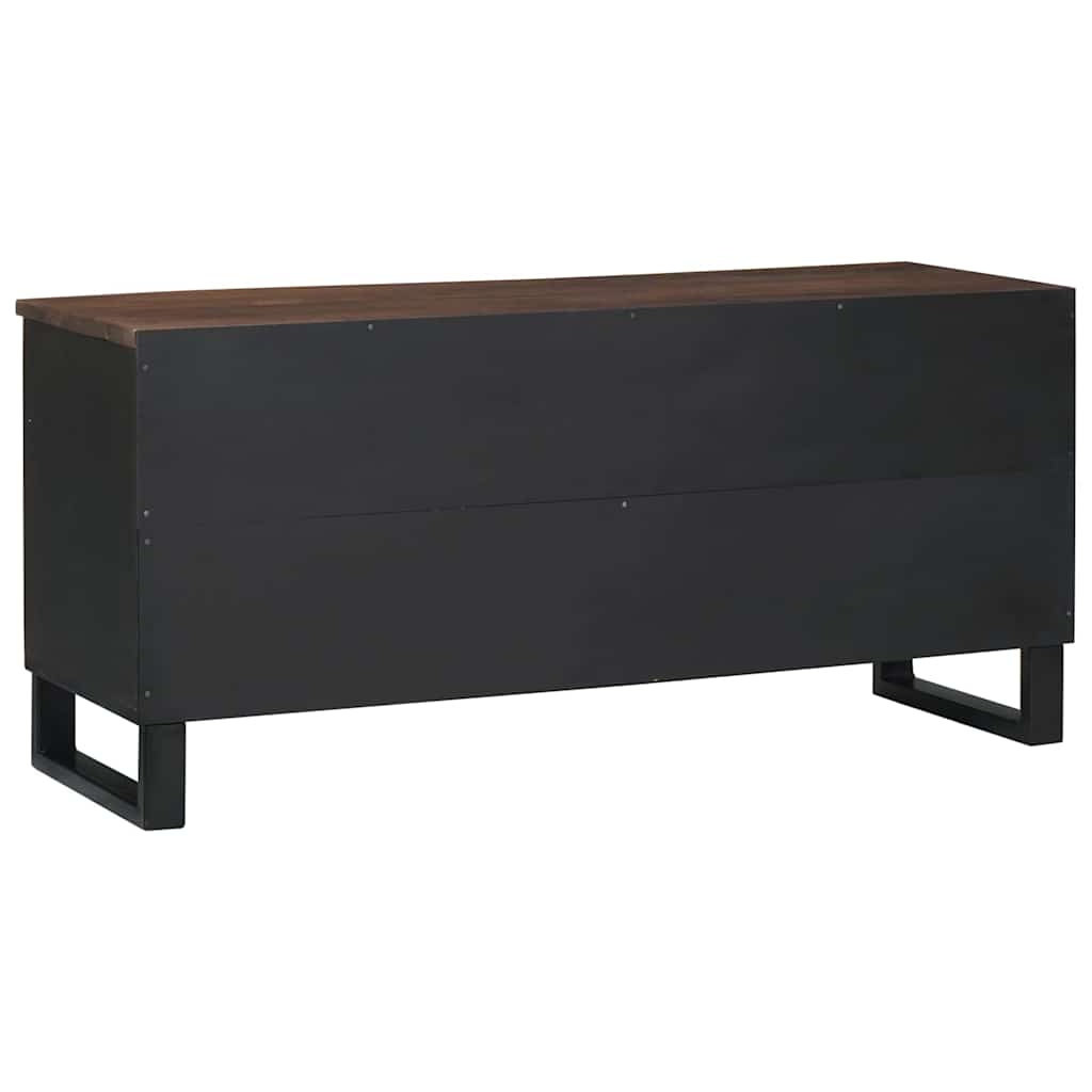 Televizoriaus spinta - 100 x 33.5 x 46 cm, pagaminta iš kietos mango medienos.