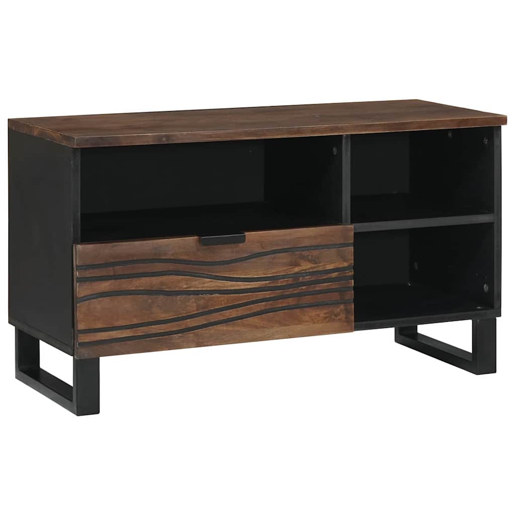 TV vienetai su stalčių graikinis riešutmedis 80 x 33 x 46 cm