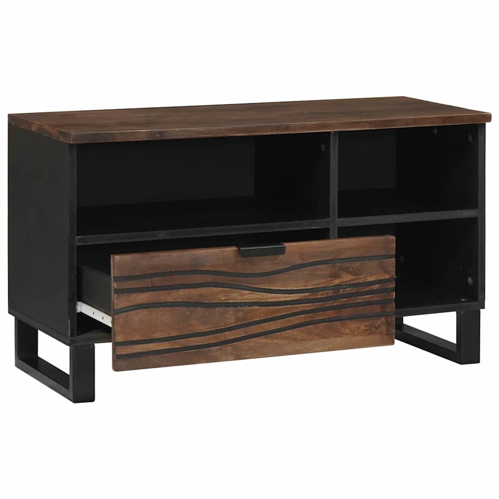TV vienetai su stalčių graikinis riešutmedis 80 x 33 x 46 cm
