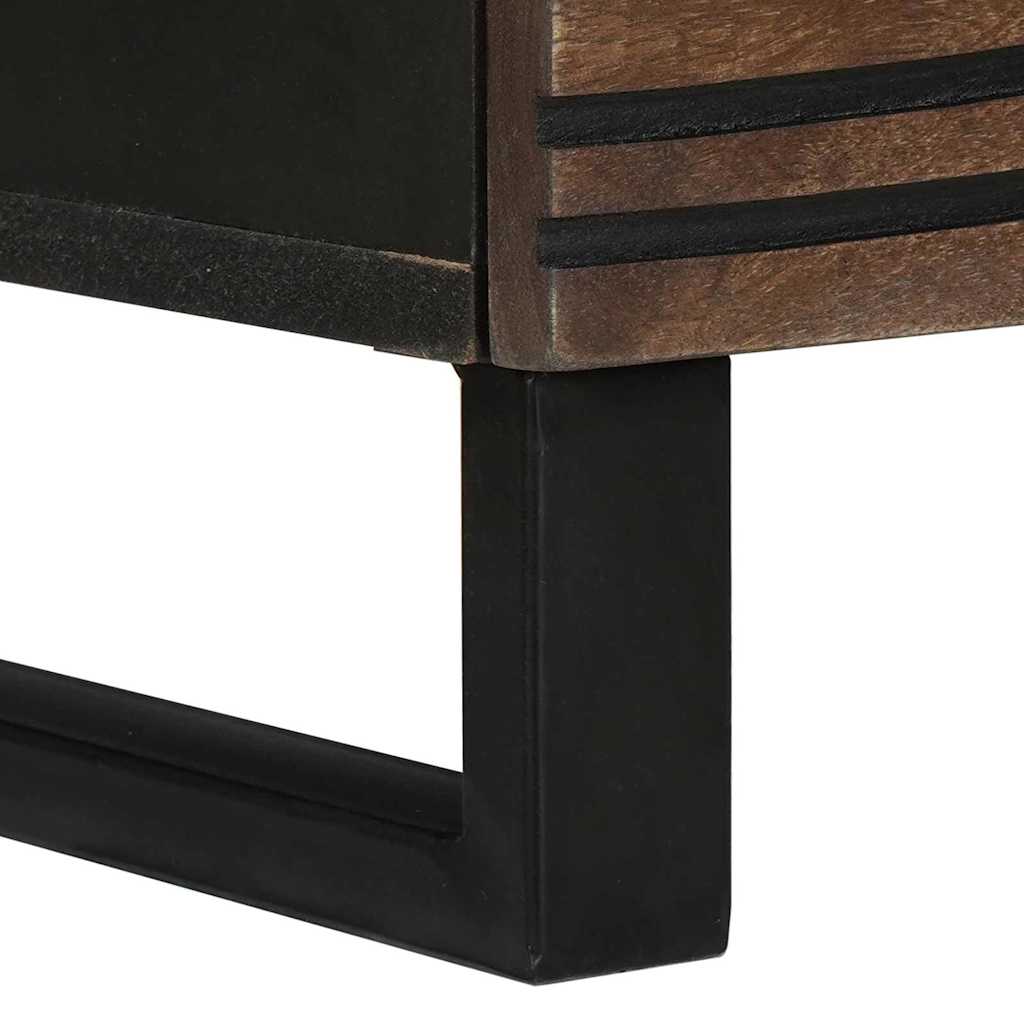 TV Cabinet 100x33.5x46 cm Solid and Engineered Wood