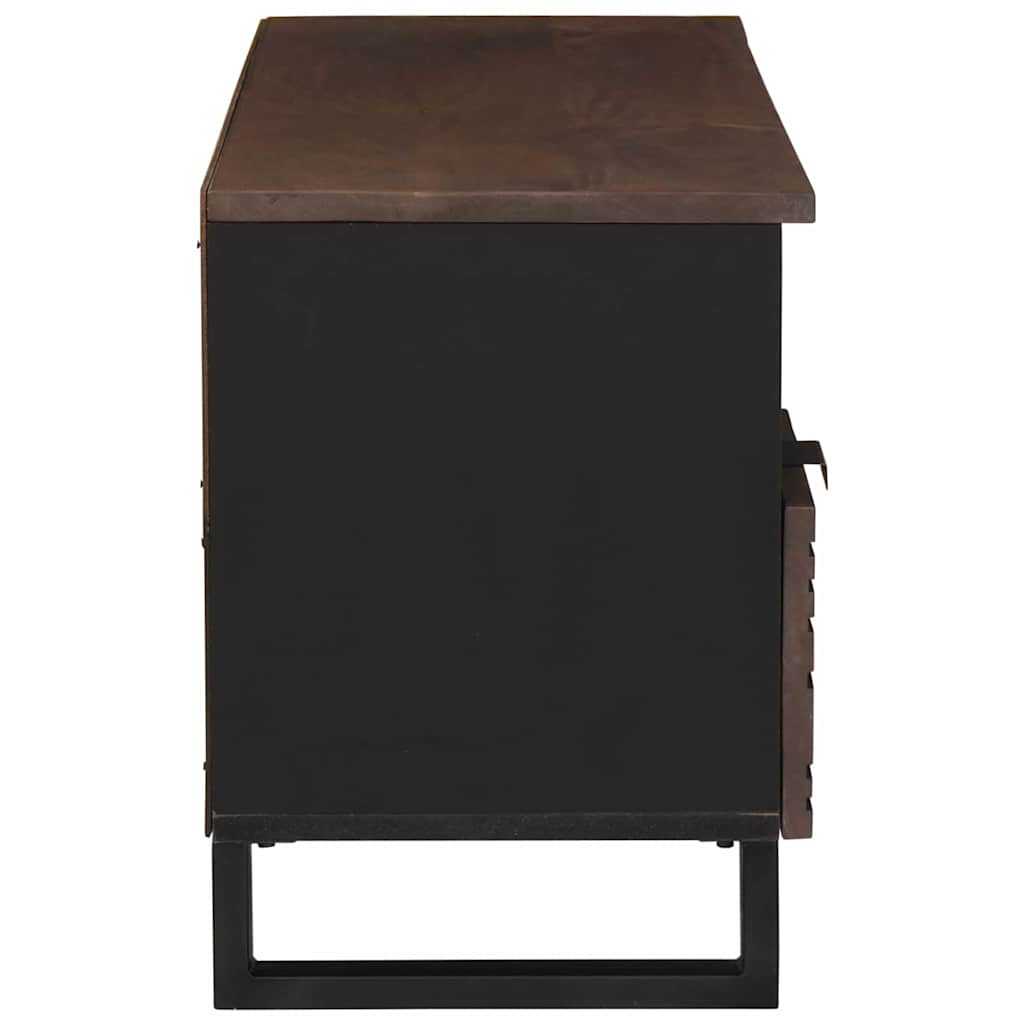 TV Cabinet 100x33.5x46 cm Solid and Engineered Wood