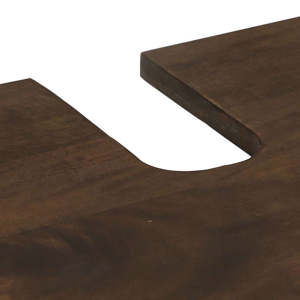 Vonios kriauklės spintelė 62 x 33 x 58 cm – Tvirto mangų medžio dizainas.